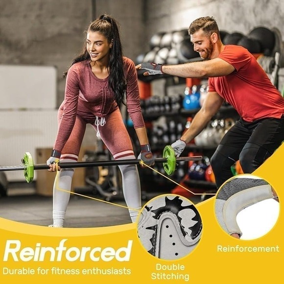 Workout Gloves for Men and Women Red Large - Picture 4 of 7